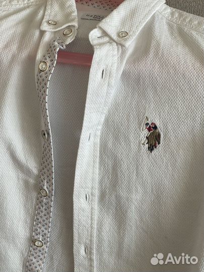 Рубашка белая Polo оригинал