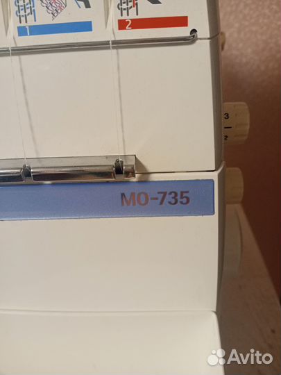 Коверлок juki mo 735(оверлок+распошивалка)
