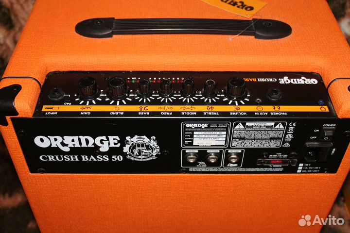 Комбоусилитель для бас гитары Orange Crush Bass 50
