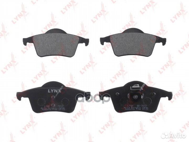 Колодки торм. диск. задн. BD-7812 lynxauto