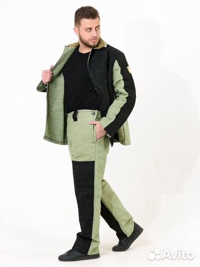 Костюм сварщика со спилком (кожа)