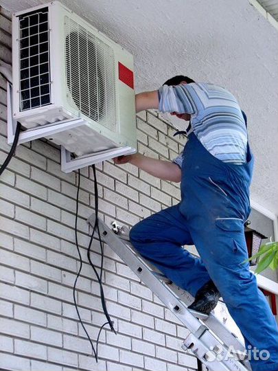 Установка сплит систем,в день заявки