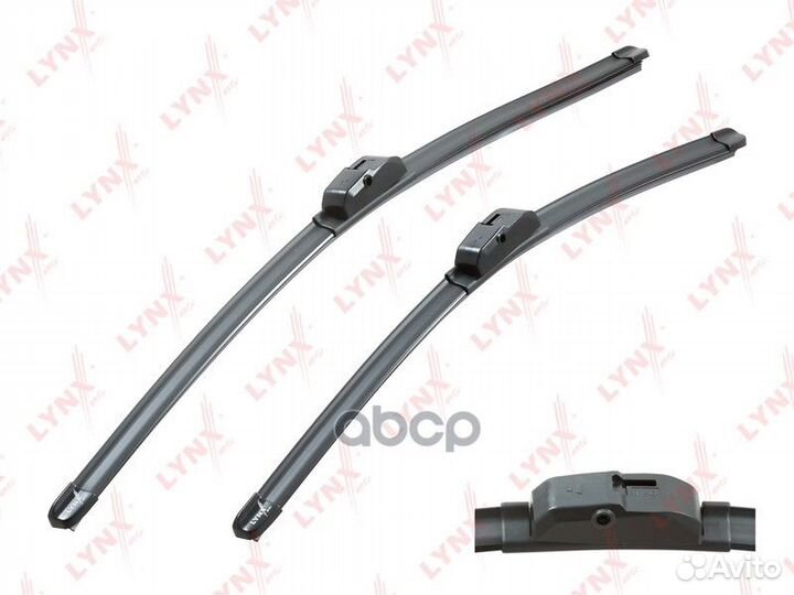 LB-1253) Комплект бескаркасных щеток стеклоочи