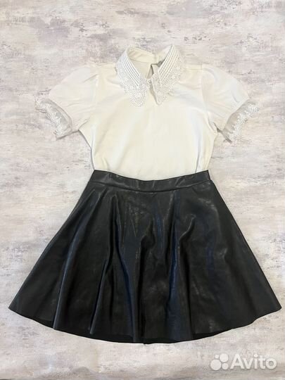 Блузка брюки Zara юбка H&M 146/152