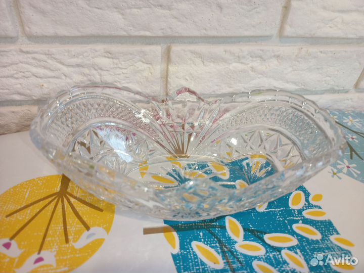 Хрустальные, вазы конфетницы