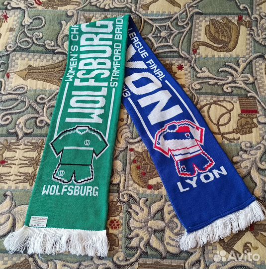 Футбольный шарф Вольфсбург-Лион 2013 Англия