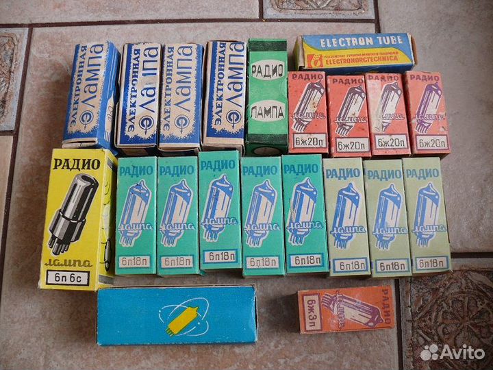 Радиолампы СССР, новые с хранения
