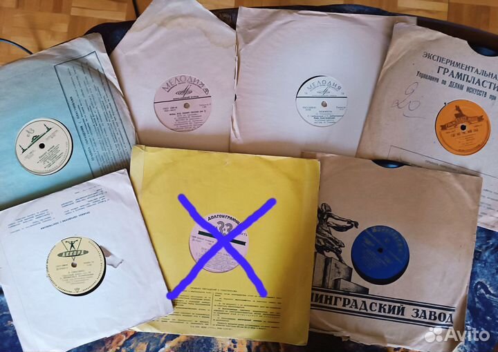 Пластинки советских времен 50-х-60-х годов