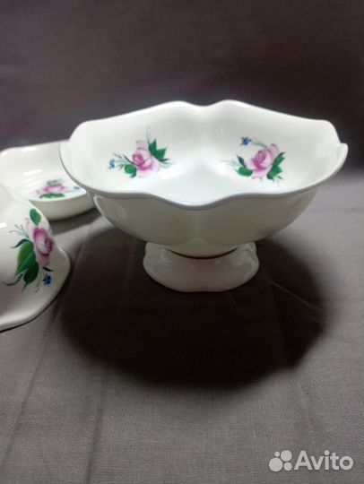 Чайная пара лфз, костяной фарфор