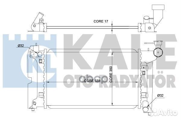 366900 радиатор системы охлаждения Toyota Coro