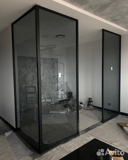 Перегородка матовая