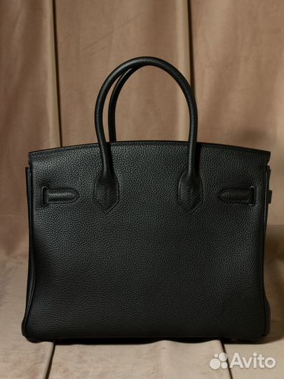 Сумка женская Hermes Birkin 30 Noir