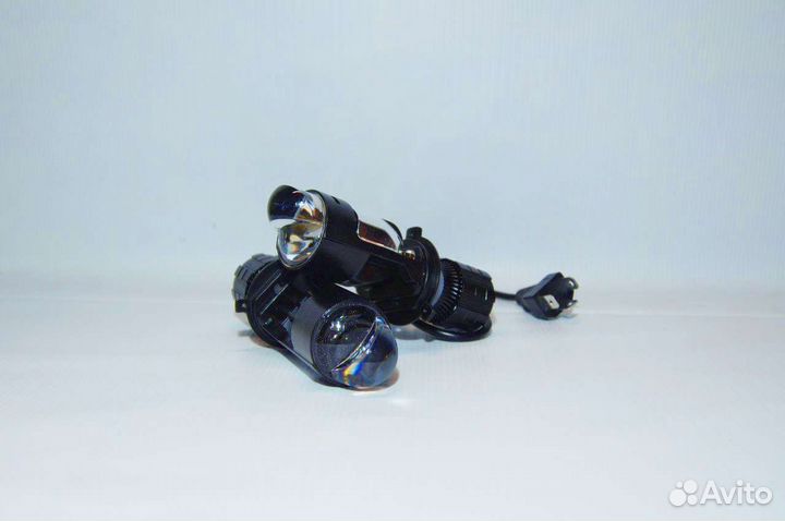 LED лампы с линзой h1 h4 h7 h8 h9 h11 HB3 HB4