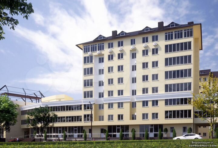 1-к. квартира, 43 м², 3/8 эт.