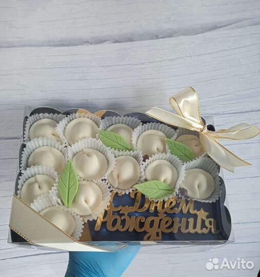 Сладкий подарок на день рождения шоколадные пельме