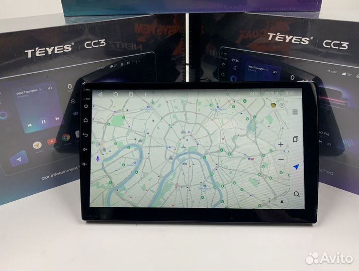 Магнитола на андройде Teyes 6/128 для Ниссан