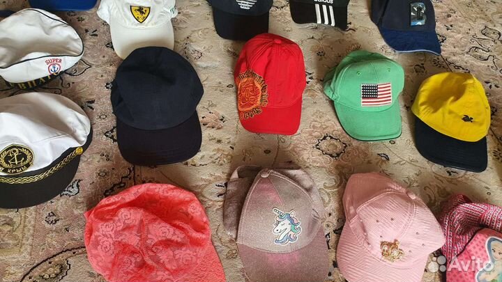 Кепки, бейсболки, шляпы