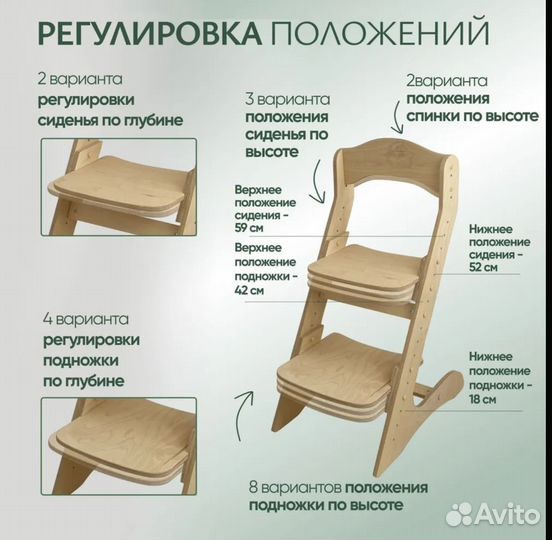 Стул растущий