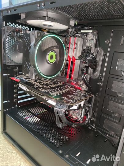 Игровой пк X470/ AMD Ryzen 7/GTX1080TI/16гб ddr4