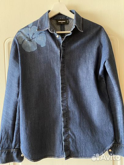 Рубашка джинсовая