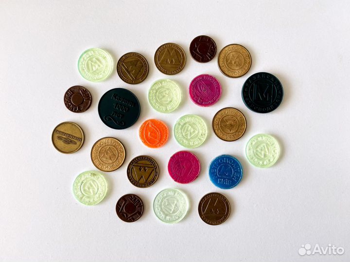 Жетоны на метро и таксофон