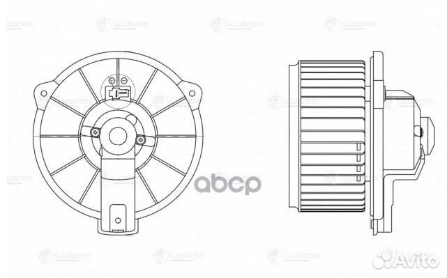 Мотор отопителя toyota corolla/avensis 00/03- LFH