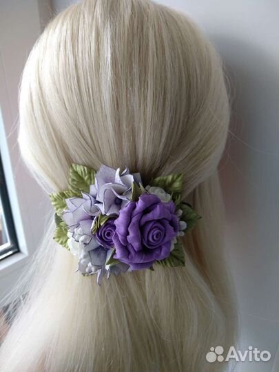 Заколка для волос автомат