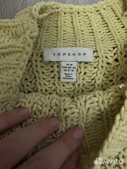 Укороченный джемпер topshop XS-M