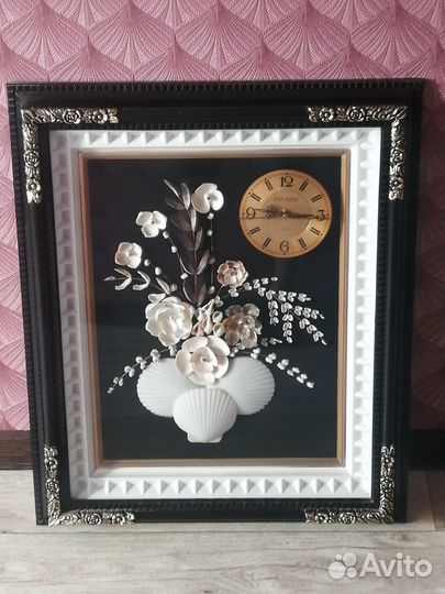 Картина с часами