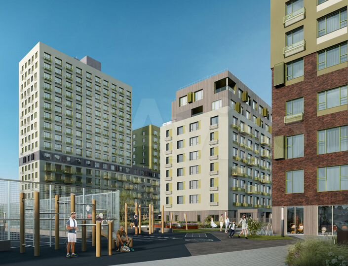 3-к. квартира, 112,3 м², 2/9 эт.