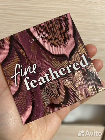 Палитра теней colourpop fine feathered