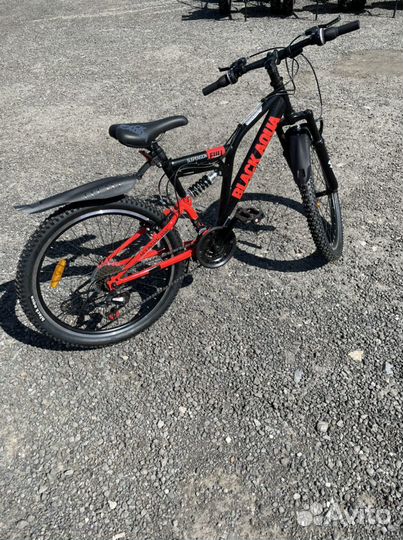 Велосипед black aqua RedBlack 24