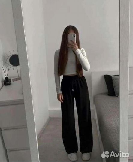 Брюки палаццо женские