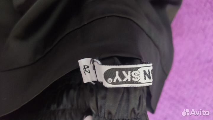 Атласная юбка миди