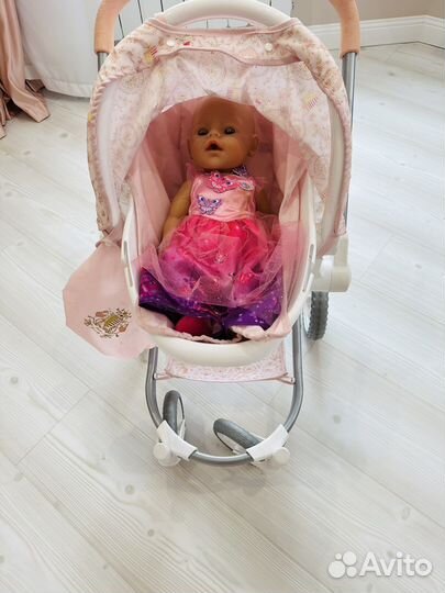 Коляска и переноска для куклы Baby Anabell