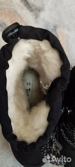 Ботинки зимние детские 23