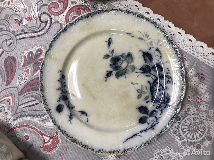 Антикварные тарелки Вилерой 19 век