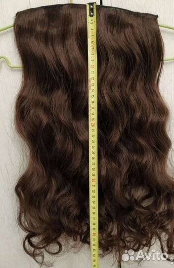 Шиньон на заколках 45см