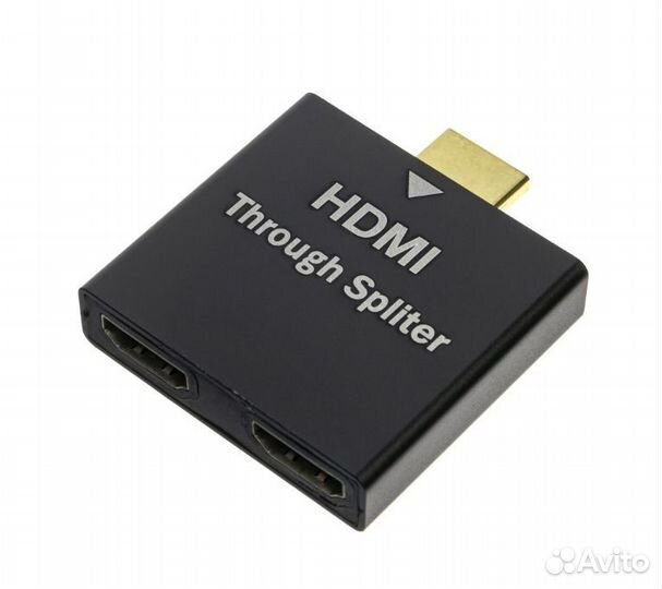 Разветвитель hdmi, 1hdmi шт. (вход) на 2hdmi гн