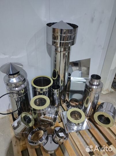 Дымоход 4 м Комплект Диаметр 115х200