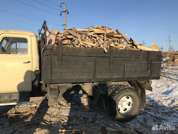 Горбыль пиленный в дрова