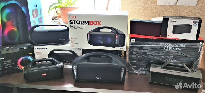 Tribit stormbox blast 90W Портативная колонка