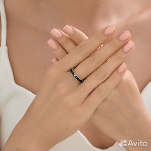 Кольцо sokolov из серебра, 94014429, р.17,5