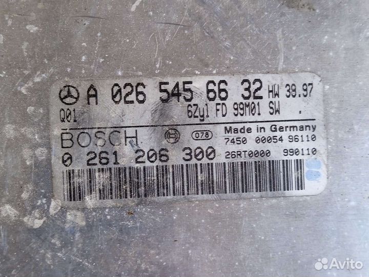 Эбу двигателя Mercedes Benz ML 3.2 L