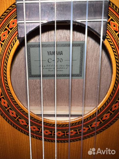 Классическая гитара yamaha c70
