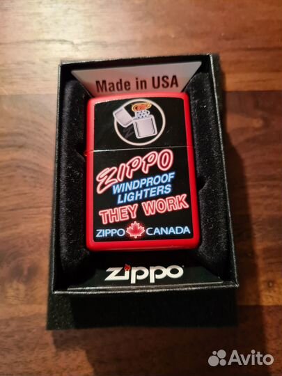 Zippo. They work. Canada.16 г. Оч. редкая