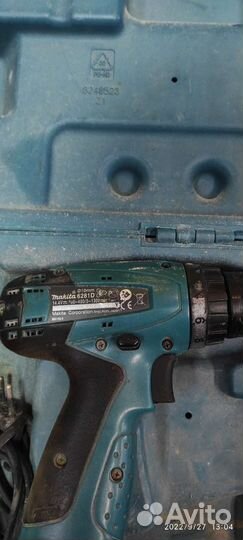 Аккумуляторная дрель шуруповерт makita 14,4в