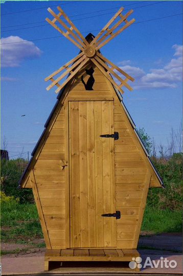 Уличный туалет с установкой Д525