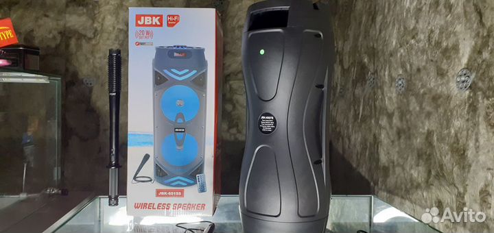 Портативная большая колонка JBK 58см Блютуз