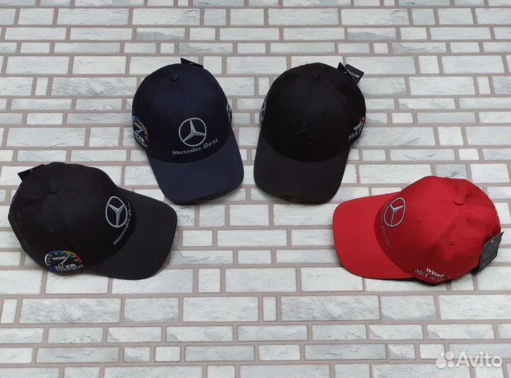 Бейсболка mercedes хлопок мужская